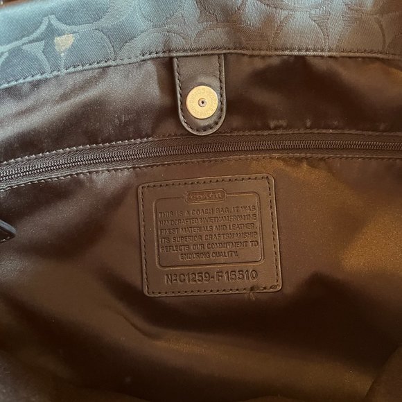 Coach Classic Nylon Shoulder Bag - Picture 7 of 11